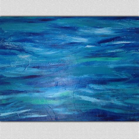 The Ocean Abstract Oil Painting For Sale Shanlatte Art