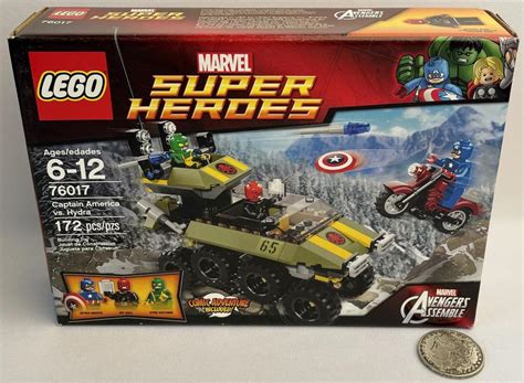 Lot 2014 Lego Marvel Super Heroes Avengers Assemble 76017 Captain