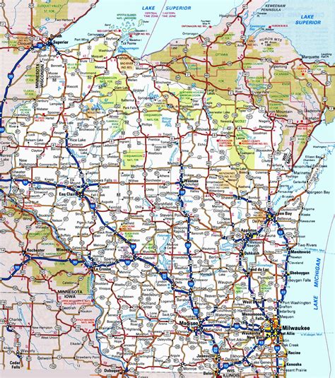 Minnesota And Wisconsin Map Secretmuseum