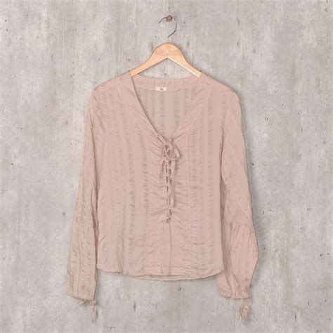 Blusa Nude Amarra O Blusa Feminina Pia Usado Enjoei