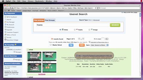 Customizing Easynews Usenet Part 2 Of 4 Search Settings Youtube