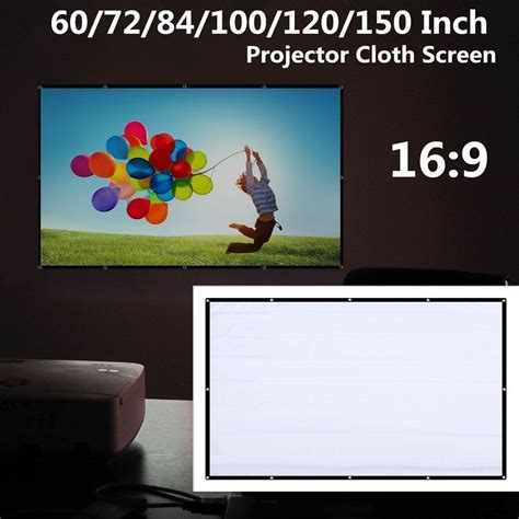 Excelvan Portable And Collapsible 607284100120150 Inch 169 White