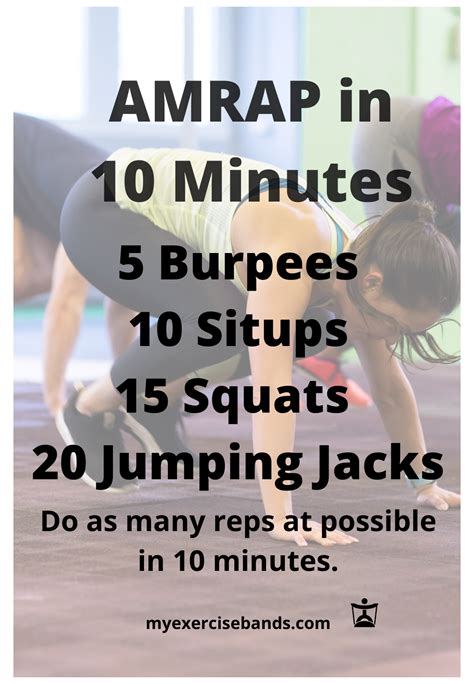 10 Minute Amrap Workout Crossfit Workouts At Home Amrap