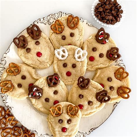 Yummy Christmas Reindeer Cookies Recipe Scrambled Chefs