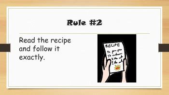 An exception to this rule is infant formula and some baby foods, which must be used. Kitchen Safety Rules by Miss C's Room | Teachers Pay Teachers
