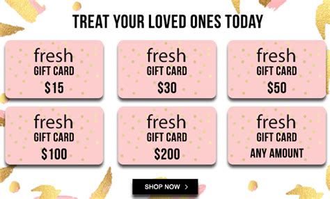 Free shipping, gift cards, and more. Fresh™ Fragrances & Cosmetics Gift Cards, The Ultimate Beauty Gift