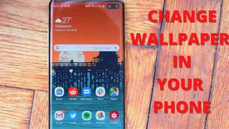 How To Change Wallpaper In Your Phone Android Youtube