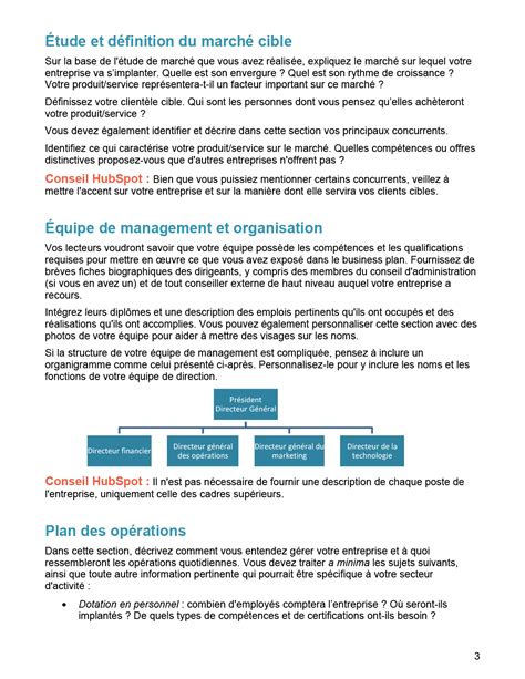 Business Plan Simple Modèle Gratuit Sous Word Pdf Hubspot