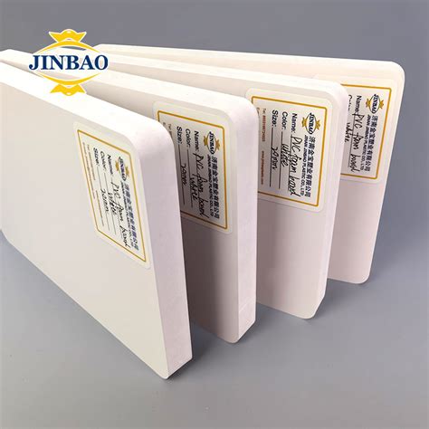 Jinbao Anti Corrosion Mothproof Zero Fomaldehyde Pvc Board 4x8 Pvc