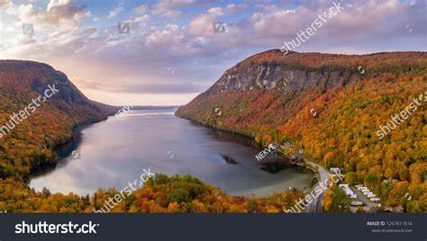 Lake Willoughby Vermont Pano Stock Photo 1267611616 Shutterstock