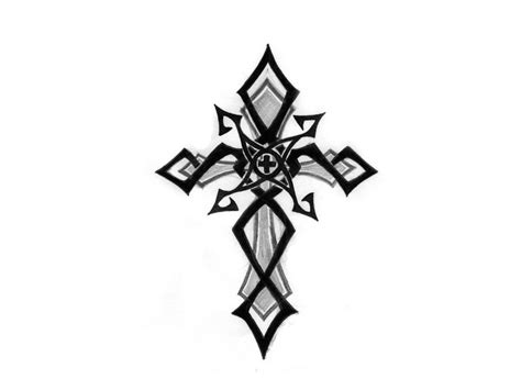 Isolated vector sketch of a tattoo. Free Tribal Cross Cliparts, Download Free Tribal Cross ...