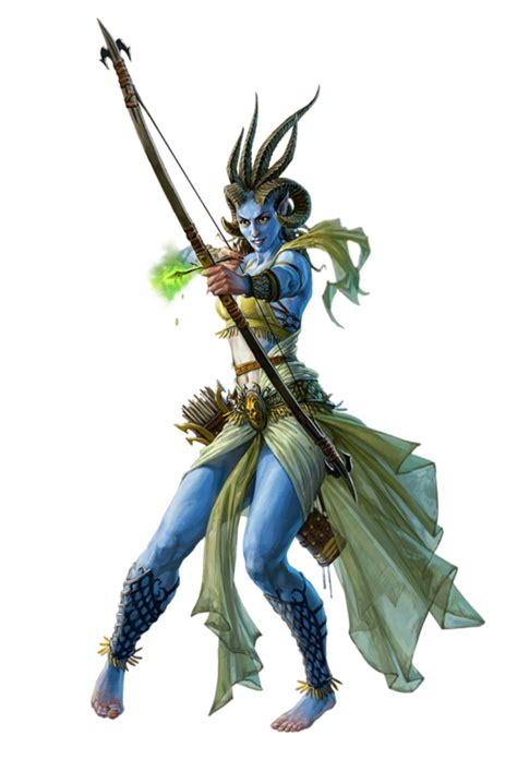 Female Pairaka Archer Sorcerer Pathfinder 2e Pfrpg Dnd Dandd 35 5e 5th