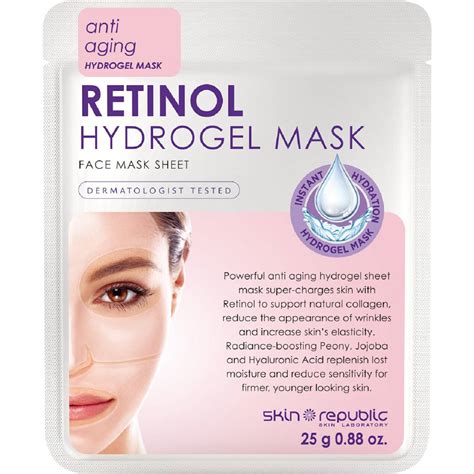 Skin Republic Retinol Hydrogel Mask Each Woolworths