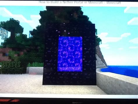 How To Make A Nether Portal In Minecraft Instructables