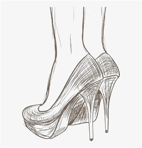 How To Draw Heels Step By Step Drawing Guide By Dawn Dragoart