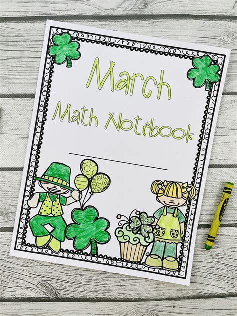March Math Activities For Kindergarten Mrs Mcginnis Little Zizzers