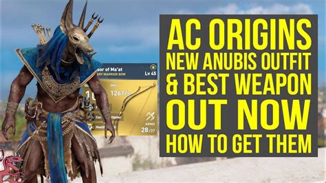 New Assassin S Creed Origins Anubis Outfit Out Now New Best Weapon