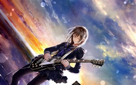 Anime Guitarist Wallpapers Top Free Anime Guitarist Backgrounds