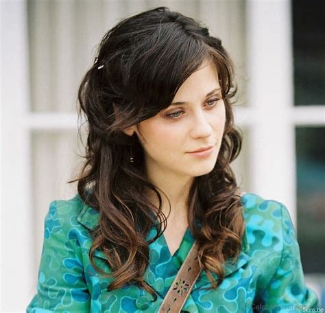 This texture holds curls beautifully and flat irons smooth and straight. 65 Elegant Hairstyles Of Zooey Deschanel