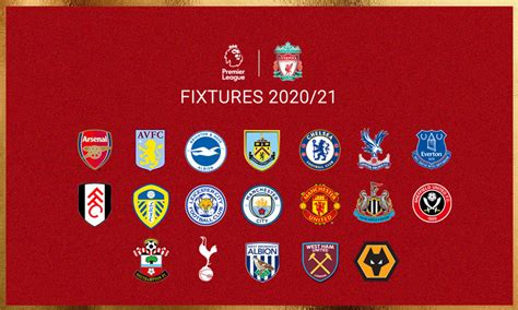 All fixtures are subject to potential change, including television selections. Liverpool's 2020-21 Premier League fixture list revealed ...