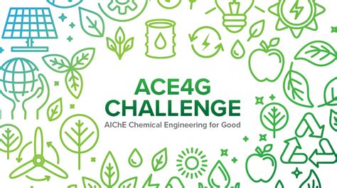 Aiche Chemical Engineering For Good Challenge Ace4g Aiche
