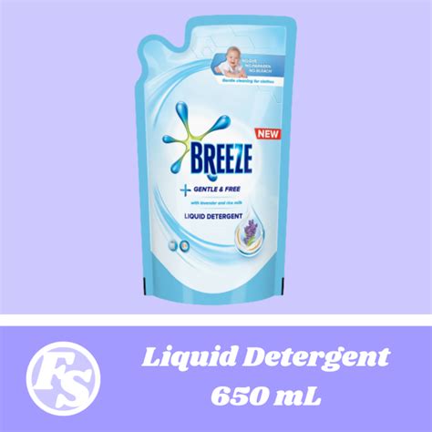 Breeze Gentle And Free Liquid Detergent 650ml Lazada Ph