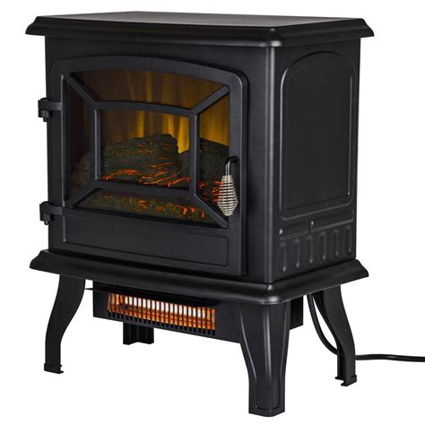 Electric stove is ideal for homes, condominiums, lofts, apartments and seasonal rooms. Pleasant Hearth 17 in. 1,000 sq. ft. Infrared Electric ...