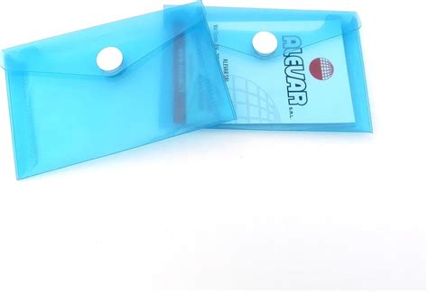 Business Card Pockets Blue Conf 24 Pcs Office Products