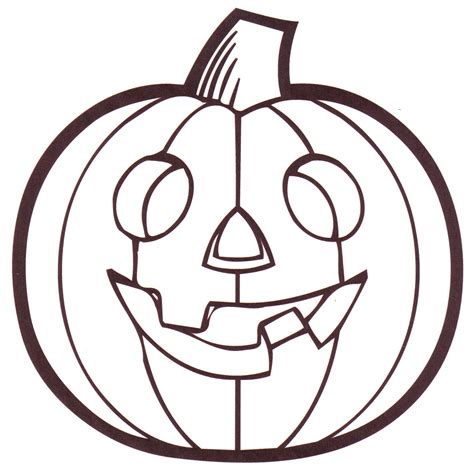 Free Coloring Pages Pumpkin Faces