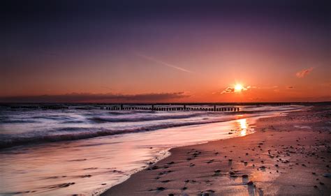 High Resolution Image Of Sea Photo Of Beach Sunset