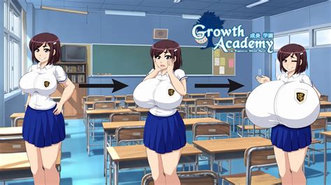 Growth Academy 8 Breast Expansion Playthrough She Grew Again Youtube