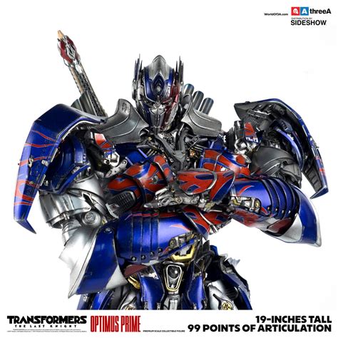 This cool transformers toy changes from truck to robot mode in just 8 simple steps for quick gameplay when the going gets tough! Transformers Optimus Prime Collectible Figure by ThreeA ...
