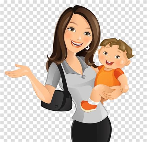 Mother Mom And Kid Transparent Background Png Clipart Hiclipart