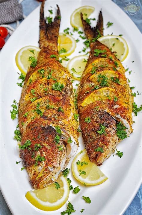 Oven Baked Whole Snapper