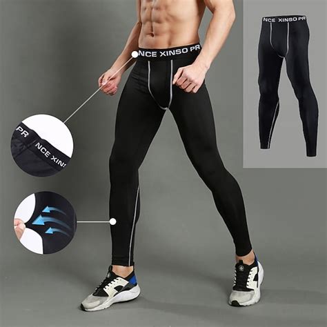 arsuxeo men s compression pants running tights leggings bottoms outdoor sports and outdoor