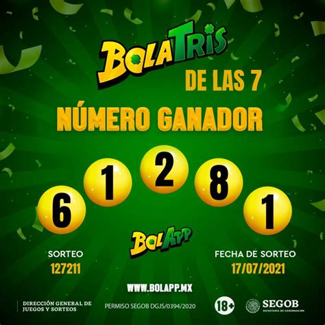 Los Números Ganadores De La Lotería Tris De Las Siete Sábado 17 De Julio Del 2021 Futbolete