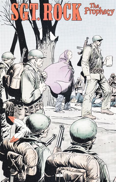 Sgt Rock The Prophecy 2006 Comic Books Art War Comics Comic Art
