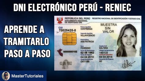Duplicado De Dni Electronico Enero Peru Link Reniec Tramite