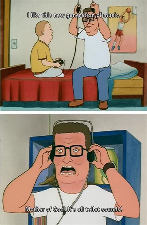 King Of The Hill On Dubstep Haha King Of The Hill Funny Pictures