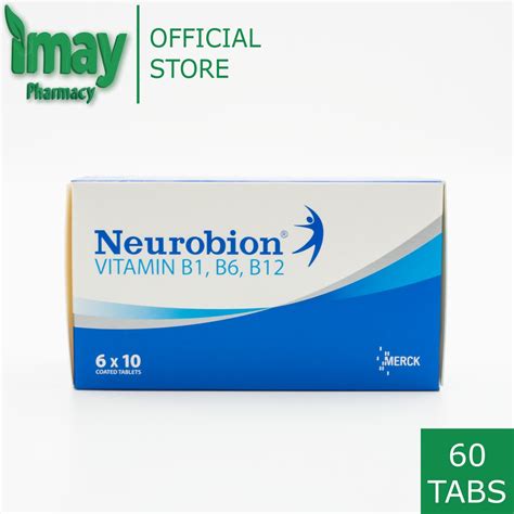 merck neurobion vitamin b1 b6 and b12 tablets 10 s x 6 shopee malaysia
