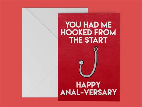 Kinky Bdsm Funny Card Anal Hook Adult Anniversary Card For Etsy