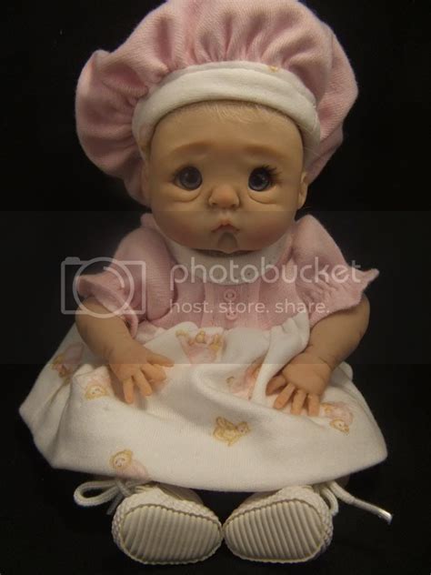 Ooak Polymer Clay Baby Mini Sculpt Art Collectable Doll By Jenna