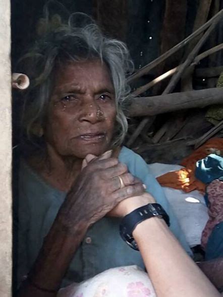 Andhra Pradesh An Old Woman Who Was Starving For 2 Months Rescued By