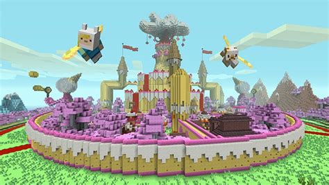 Minecraft Adventure Time Mash Up Pack Out For Console