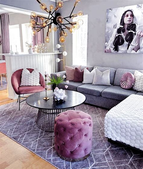 30 extremely charming pink living room design ideas. Pink | Grey | White | Texture | #bedroom teenage lights in 2020 | Pink living room decor, Living ...