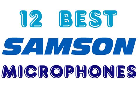 Samson Logo Microphone Top Gear Best Microphone Reviews
