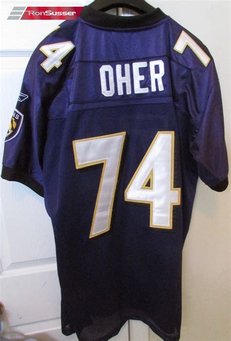 Nfl Baltimore Ravens Michael Oher 74 Replica Jersey Size 52 By Reebok
