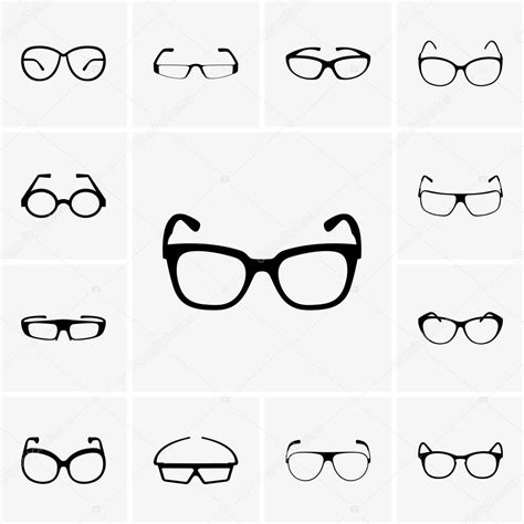 Glasses Stock Vector By ©denbarbulat 28570947