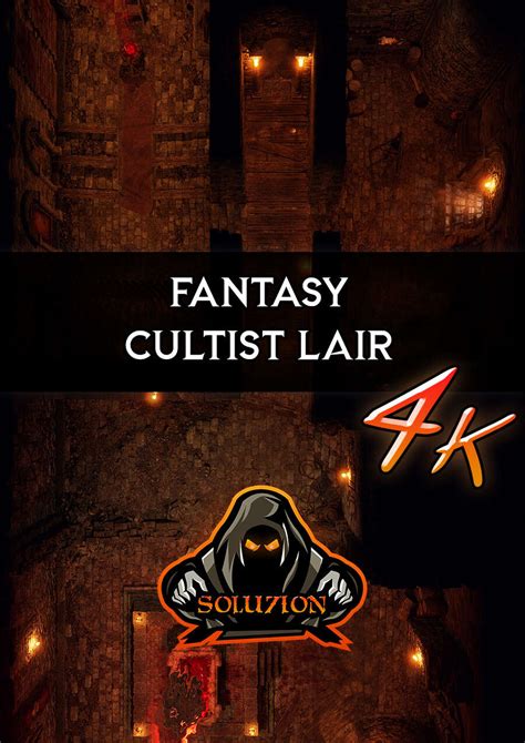 Cultist Lair Uhd K Animated Fantasy Battle Map S Lu I N
