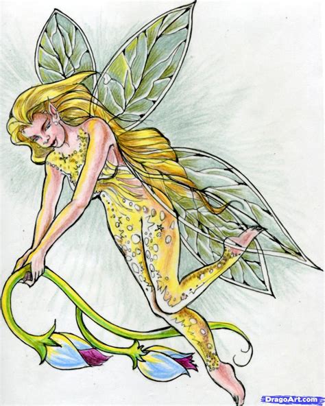 How To Draw Realistic Fairies Draw A Realistic Fairy Step By Step Images And Photos Finder